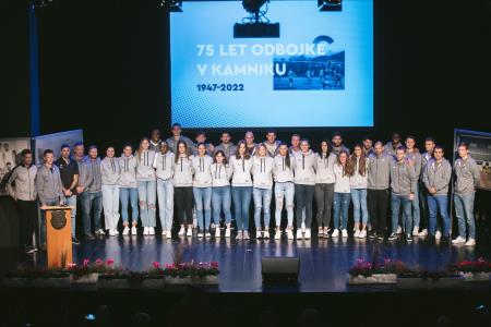 75 let delovanja Odbojkarskega kluba Kamnik in posebno priznanje Klemnu Hribarju (80)